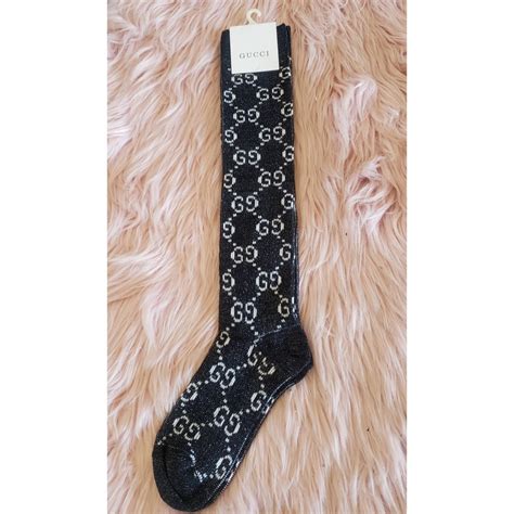 black and white gucci socks